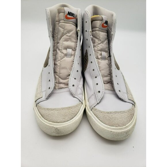Nike Blazer Mid 77 White Snakeskin Print Hi-Top Sneakers, Men's 10, CI1176-002 - Picture 7 of 12